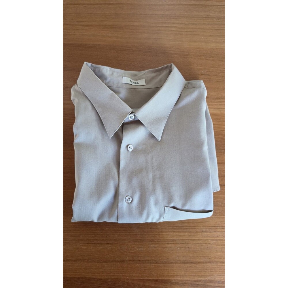 Pronto Uomo Men's 34/35 Button Down Long Sleeve Shirt READ